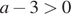 a минус 3 боль­ше 0