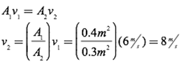 continuity equation solution for velocity