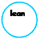 Блок-схема: узел: lean
