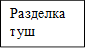 Разделка туш