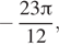 Описание:  минус дробь: числитель: 23 Пи , знаменатель: 12 конец дроби , 