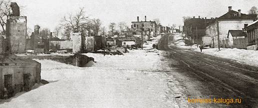 Улица Салтыкова-Щедрина 1942 год