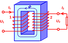 Схема трансформатора