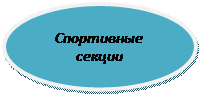 Овал: Спортивные
секции
