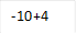 -10+4