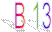 В 13