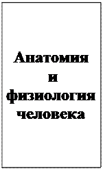 Надпись: Анатомия
 и физиология человека
