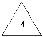Равнобедренный треугольник:    4