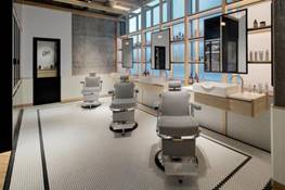 The working place of the hairdresser