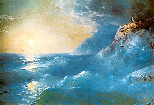 Иван Айвазовский, 1870 год, картина «Наполеон на острове Святой Елены».