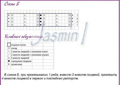палантин спицами