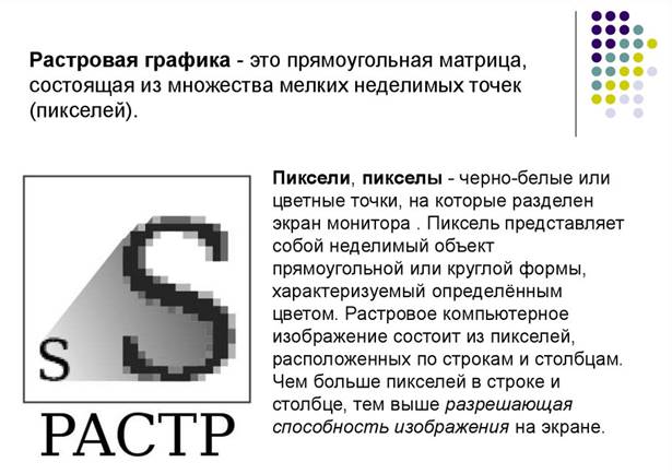 Понятие векторной и растровой графики - online presentation