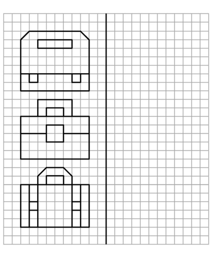 Картинки по клеточкам рисовать для детей