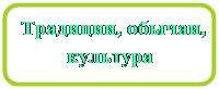 Скругленный прямоугольник: Традиции, обычаи, культура