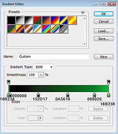 gradient editor