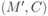 (M', C) 