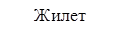 Жилет