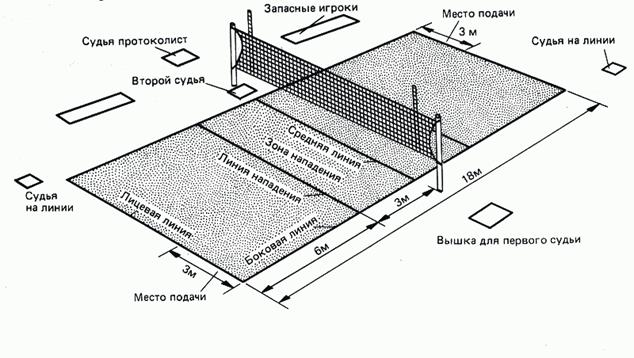 волейбольная площадка