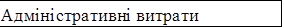 Адміністративні витрати

