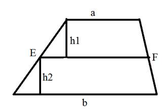Mn средняя линия трапеции abcd из точки м стороны ав проведена прямая параллельно боковой