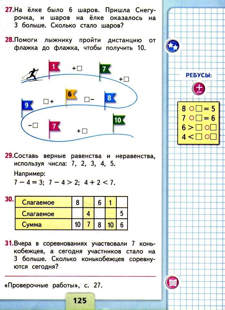 Математика 1 класс школа россии что узнали чему научились презентация с 76