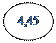 Овал: 4,45