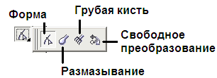 Инструменты для редактирования формы объектов