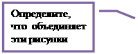 Выноска 3: Определите, что объединяет эти рисунки