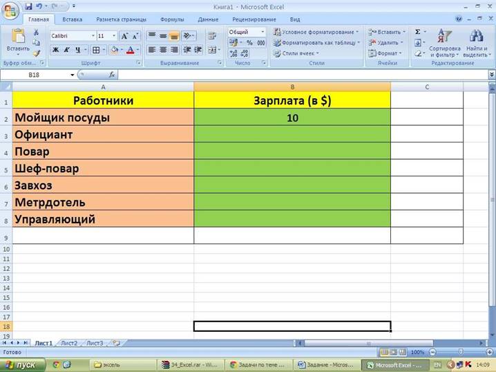 Чтобы данные воспринимались процессором excel как таблица необходимо