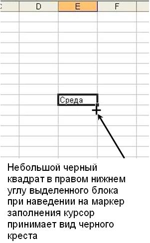 Маркер автозаполнения