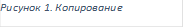 Рисунок 1. Копирование