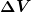 \boldsymbol{\Delta V}