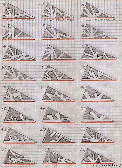 шаблоны снежинок из бумаги (25) (506x700, 386Kb)