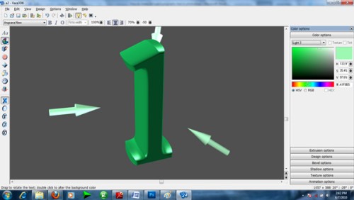 Создание красочного текстового 3d эффекта в Фотошоп
