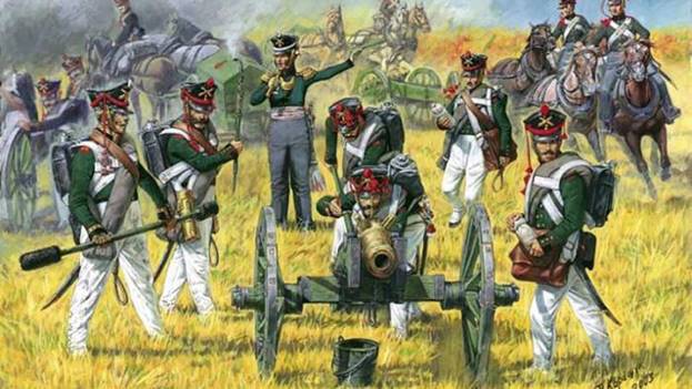 Как появились артиллеристы. Фото: © Артиллеристы времен войны 1812 года.