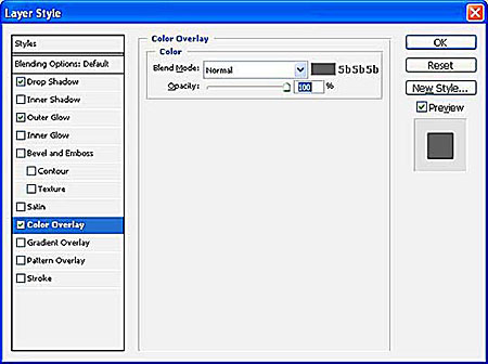 color overlay