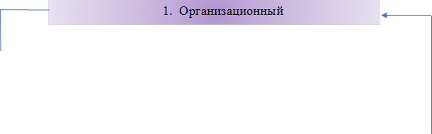 1.	Организационный
