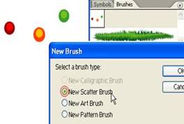 new scatter brush