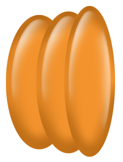 Тыква Helloween. 3 овала.