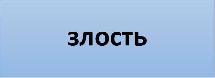 злость