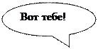 Овальная выноска: Вот тебе!