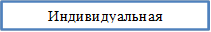 Индивидуальная 