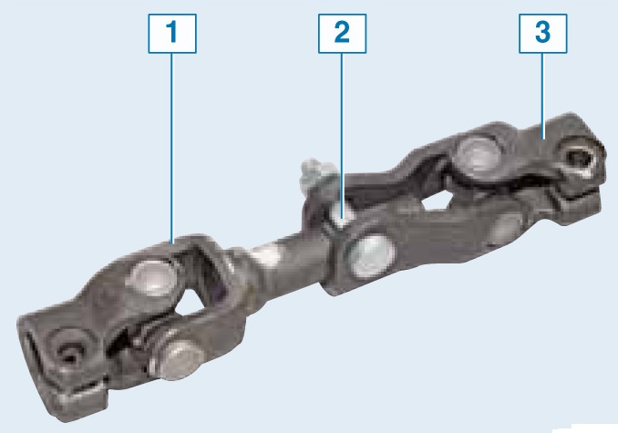Промежуточный карданный вал рулевого управления Лада Гранта (ВАЗ 2190)