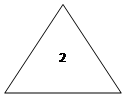 Равнобедренный треугольник:       2