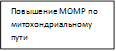 Повышение МОМР по митохондриальному пути