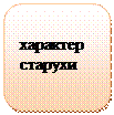 Скругленный прямоугольник: характер 
старухи

