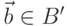 \vec b \in B'