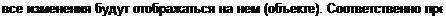 Text Box: все изменения будут отображаться на нем (объекте). Соответственно про-