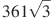 361\sqrt{3}