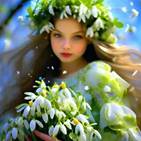 "Metamorphosis girl + spring, ." - image created in Shedevrum
